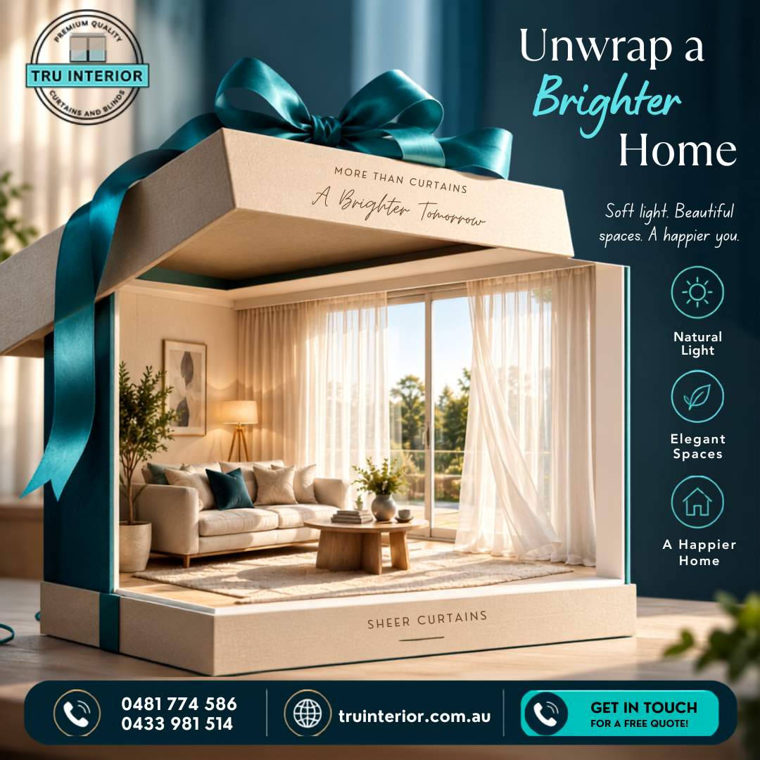Sheer Curtains in Craigieburn | Tru Interior